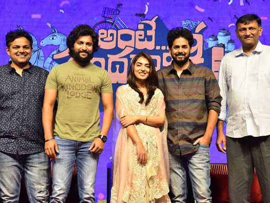 Ante Sundaraniki Team At Sucess meet